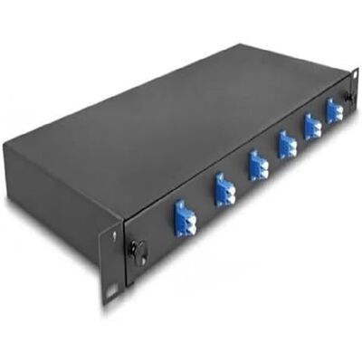 DeLOCK Scatola di Giunzione in Fibra Ottica 19? 6 x LC Duplex OS2 1U Completamente Montato Pronto per la Giunzione Marca DeLOCK Scatola di Giunzione in Fibra Ottica 19? 6 x LC Duplex OS2 1U Completamente Montato Pronto per la Giunzione Marca
