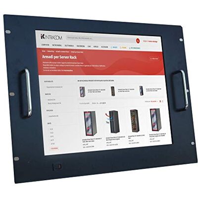 Techly Professional 026678 Monitor LCD 17'' per Rack 19'' 8 unità Nero Nero Techly Professional 026678 Monitor LCD 17'' per Rack 19'' 8 unità Nero Nero