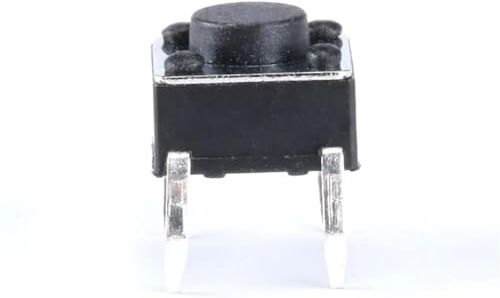 OUMIFAND 50 Pz/lotto 6x6x4.3mm 4pin G89 Tattile Tatto Pulsante Micro Interruttore Plug-in Diretto Auto-reset