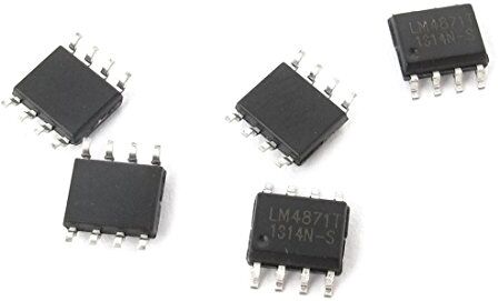 BYCIFRLG 5 Pz DIP Switch LM4871 SOP-8 8Pin Audio Power Amplifier IC Chip 1.1W SP3T DIP Switch 1.1 Watt