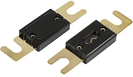 BAJTEOMK Inserto fusibile 5 pezzi Fusibili 30 40 50 60 70 80 100 130 150 175 200 250 300 350 400 AMP Fusibile placcato oro  (Color : 130 a)