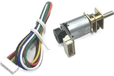 ZDVHOMCB utensili elettrici Motoriduttore GA12-N20 DC Motoriduttore con Hall Encoder, 6v High Torque Small Micro Mini Car Magneti permanenti Motoriduttore in metallo Accessori elettrici (Size : 100RPM)