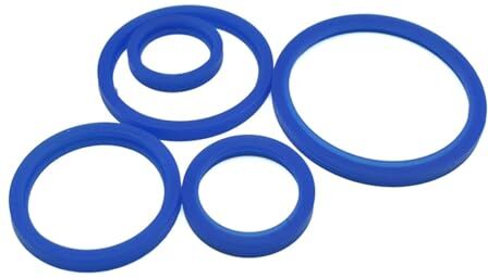 MEXEWORD 5 pezzi SMS blu guarnizione di tenuta in silicone anello di guarnizione fatto da sé 19/25/32/38/51/63/76/89/102mm (Dimensione : 89mm)