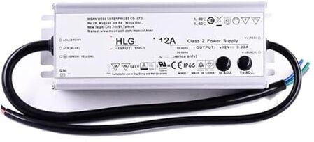 ESUVKENJK Serie HLG-40H CA 90-305 V for strade/capannoni alti/serre/parcheggi Driver LED a tensione costante e corrente costante da 40 W (Size : HLG-40H-20, Color : A-Type)