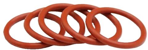 YMURAL 1 Pz/Lotto Anelli In Silicone Rosso O-Ring In Silicone Spessore 2.65Mm Id53-73Mm O-Ring In Gomma Guarnizione Di Tenuta Anelli, 68.3x63x2.65mm, 1 Piece