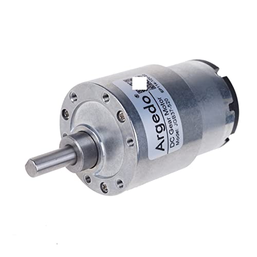 AFTBFTPW Motore DC Motoriduttore Micro DC a coppia elevata con riduttore JGB37-520 DC 12V 24V Max.35KG.cm 7~960 RPM: 45, Tensione: 12) (Color : 17, Size : 960)