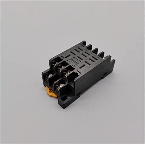 PSPASPFZ Relè for auto 1PCS HH63P LY3NJ JQX-13 Relè 220v24v 12v 12 Volt AC/DC 10A 11PIN Contatto in argento Bobina elettromagnetica Micro Mini relè con base (Color : Dc12, Size : Base)