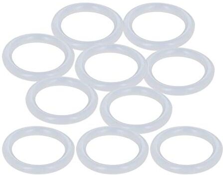 Othmro O-ring in silicone, diametro interno 17 mm, diametro 23 mm, larghezza 3 mm, guarnizione di tenuta 10 pezzi