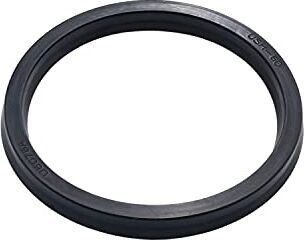 Othmro Guarnizione idraulica Albero Pistone USH Guarnizione Olio O-Ring 70mm x 60mm x 6mm Gomma Nitrile Nero 1pz