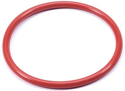 Othmro O-ring, 13 mm x 2 mm, in silicone rosso, confezione da 50