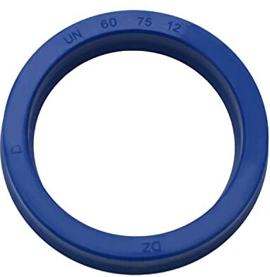 Othmro 1Pcs Guarnizione Idraulica 60x75x12mm (IDxODxTHK), Poliuretano Albero Pistone Rod PU Singolo Labbro U Coppa Paraolio O-Ring