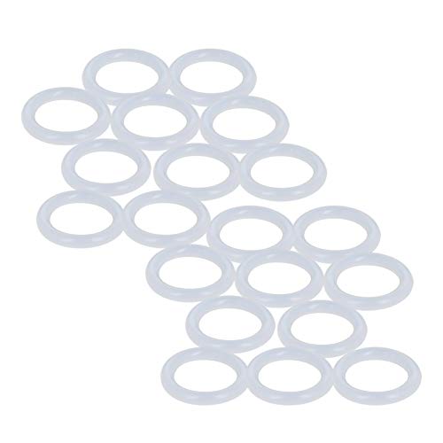 Othmro O-ring in silicone, diametro interno 14 mm, diametro 20 mm, larghezza 3 mm, guarnizione di tenuta 10 pezzi