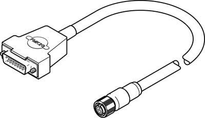 FESTO  Model nebm-m12g12-rs-15-n-s1g encoder cable