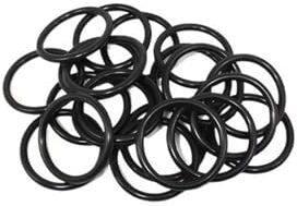 BERWENNY BERWENY Guarnizione O-ring in gomma al fluoro da 20 pezzi OD12/13/14/15/16/17/18/19/20 * 1mm diametro del filo FKM guarnizioni O-ring (Color : Black, Size : OD20x1mm)