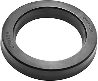 Othmro Guarnizione idraulica a pistone albero UPH tenuta olio O-Ring 55mm x 75mm x 12mm gomma nitrilica nero 1pz