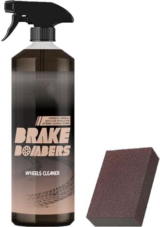 NNBWLMAEE Stealth Garage Brake Bomber, Brake Bomber Wheel Cleaner, Non-Acid Wheel Cleaner Spray, Perfect for Cleaning Wheels and Tires, Safe on Alloy, Chrome, and Painted Wheels (1pcs)