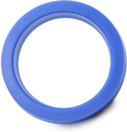 Othmro Guarnizione idraulica 1Pcs 35x45x8mm (IDxODxTHK), asta del pistone dell'albero del poliuretano PU singolo labbro U Cup paraolio O-Ring