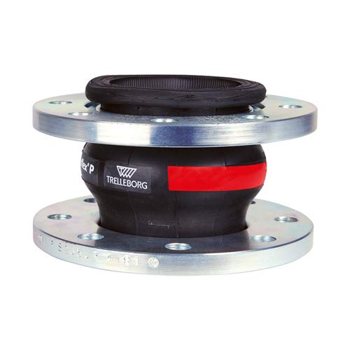 Syveco 1560080 Serie 1560 Compensatore di settore Teguflex P rosso, EPDM, PN10/16, M80