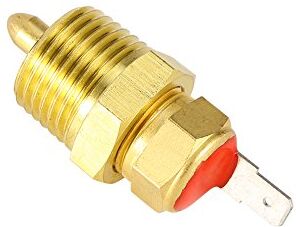 Keenso Interruttore termostato ventola del radiatore, oro 185 a 175 gradi interruttore del ventilatore del motore elettrico con filettatura 3/8 "per 10" 12 "14" 16 "ventola