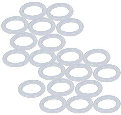 Othmro O-ring in silicone, diametro interno 13 mm, diametro interno 19 mm, larghezza 3 mm, guarnizione di tenuta 20 pezzi