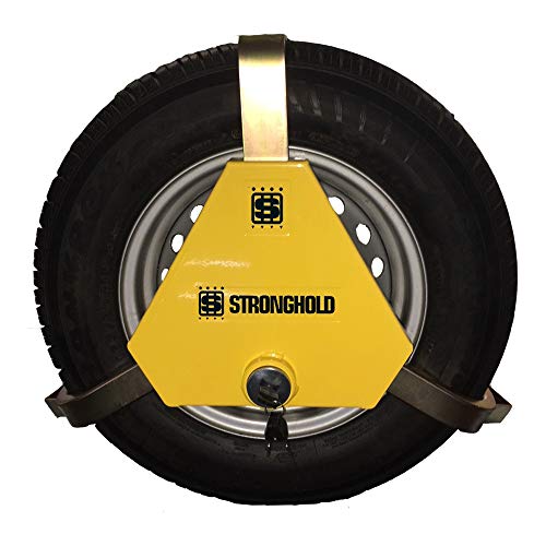 Maypole Stronghold Aex 195/55 R10 Artiglio triangolare adatto per roulotte, rimorchi, furgoni e camper con una larghezza di pneumatici di 195 mm e 460 mm 600 mm di diametro