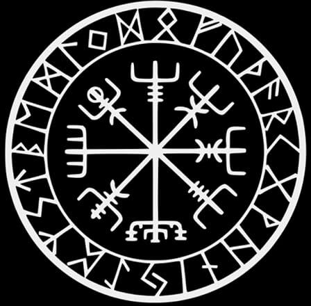 Japansai Adesivi design Vegvisir per auto 5 centimetri   Per adulti amanti della cultura Vikinga   Ponlo nel tuo auto moto Furgoneta Camper   Regalo originale per seguoi da Vikingos Odin Ragnar Lothbrok