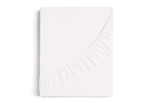 Blanco Lenzuola con angoli 60 x 120 cm   Culla da 60 cm (+ misure disponibili)   Tessuto in cotone-poliestere 50/50   Design  bianco