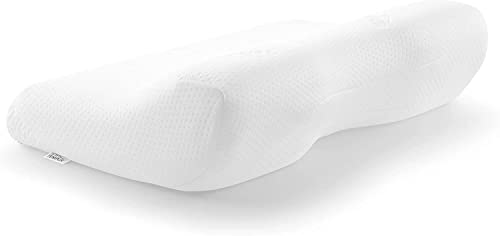 TEMPUR Millennium cuscino in memory foam, cuscino ergonomico di sostegno al collo per chi dorme sul fianco e sulla schiena, sensazione rigido, M (54 x 32 x 11/6 cm)