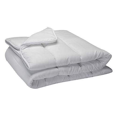 Pikolin Home Piumino autunno-inverno in fibra di bambù 300 gr Letto 100/105 180x220 cm piumone antibatterico, traspirante, morbido