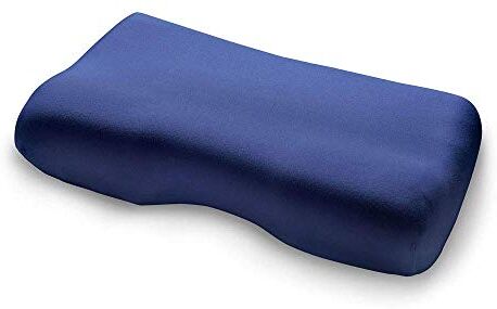 TEMPUR Federa per cuscino in jersey, cover con fascia elastica per cuscino Millennium/Original S/M/L/XL, blu