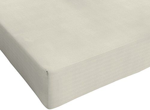 Italian Bed Linen , Max Color, Lenzuolo sotto, Panna, 1 Posto