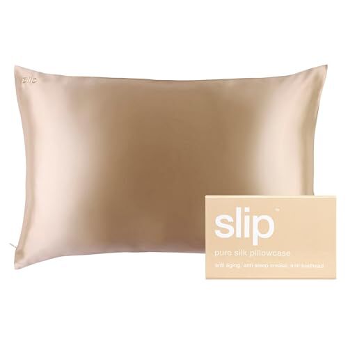 SLIP For Beauty Sleep  Silk Pure Silk Pillowcase Queen Size Color Caramello