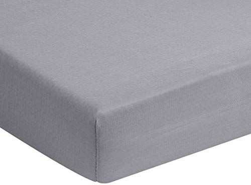 Träumeland Lenzuolo con angoli elasticizzati TENCEL, 60 x 120 + 70 x 140 cm, colore: grigio scuro