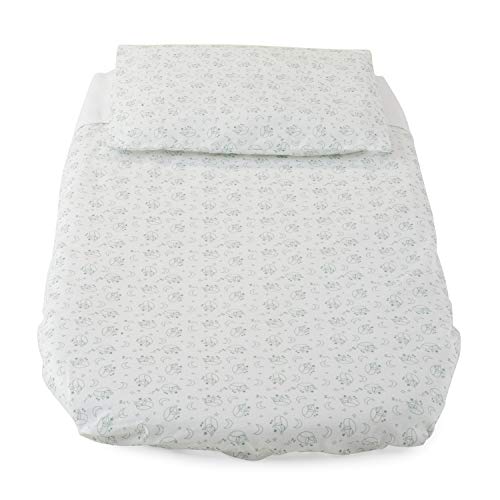 Chicco Set Lenzuola Culla 3 Pezzi Baby Hug Foxy, Bianco