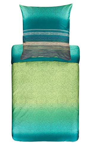 Bassetti Set Biancheria da Letto, Cotone, Verde, 135 x 200