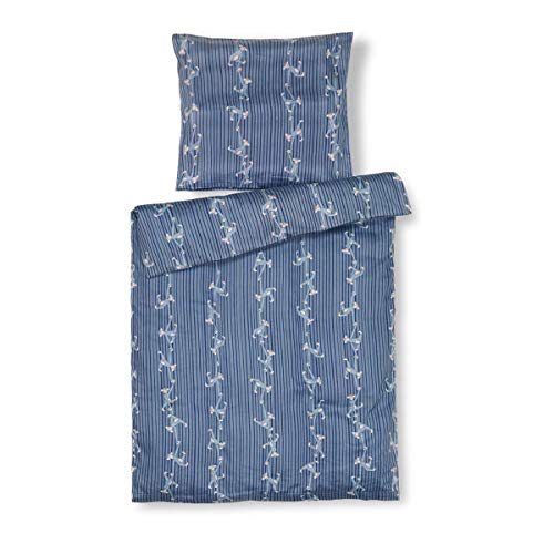 Kay Bojesen Biancheria da letto AFFE per bambini, 100 x 140 cm, in 100% cotone biologico, blu