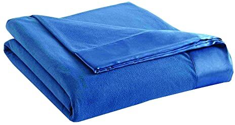 Thermee Micro Flannel Shavel Micro Flanella Coperta, Country Blue, Coppia