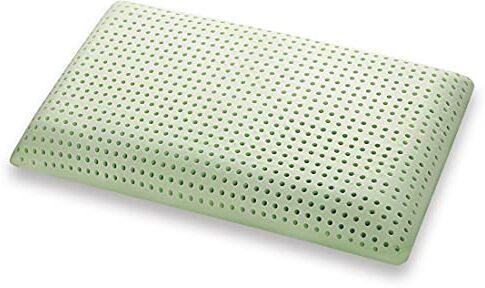 Marcapiuma Oreiller à mémoire de forme Bio Green avec aloe vera housse déhoussable 100% coton Oeko-Tex Standard 100 Hauteur 12 cm Orthopédique Respirant Bio Memoryfoam Coussin cervical Made in Italy