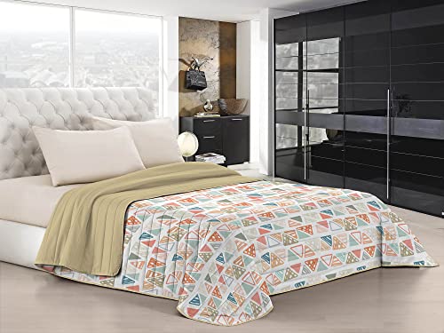 Italian Bed Linen Fantasy Trapuntino Estivo, Microfibra, 2 Posti, Different