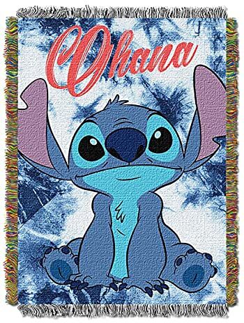 Disney Lilo & Stitch Throw Set da tavola, 48 x 60 cm, multicolore, 100% poliestere, Tappezzeria a punto Shibori, Standard