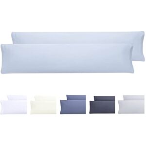 TODOCAMA Set di Federe in Microfibra Azzurro Chiaro TODOCAMA Set di Federe in Microfibra Azzurro Chiaro