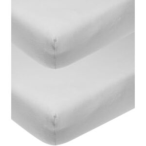 MEYCO Baby Uni lenzuolo per culla in confezione da 2 pezzi (lenzuolo in morbido jersey di qualità, perfetta vestibilità grazie all'elastico integrale, dimensioni: 60 x 120 cm), grigio chiaro MEYCO Baby Uni lenzuolo per culla in confezione da 2 pezzi (lenzuolo in morbido jersey di qualità, perfetta vestibilità grazie all'elastico integrale, dimensioni: 60 x 120 cm), grigio chiaro