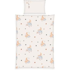 Herding Babybest Set di Biancheria da Letto in Moon and Stars, Federa 40 x 60 cm con Piega da Hotel, Copripiumino 100 x 135 cm con Chiusura a Bottoni, Cotone, Flanella. Herding Babybest Set di Biancheria da Letto in Moon and Stars, Federa 40 x 60 cm con Piega da Hotel, Copripiumino 100 x 135 cm con Chiusura a Bottoni, Cotone, Flanella.