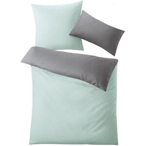 Kleine Wolke Gracia, biancheria da letto in cotone, menta, 135 x 200 cm (80 x 80 cm) Kleine Wolke Gracia, biancheria da letto in cotone, menta, 135 x 200 cm (80 x 80 cm)