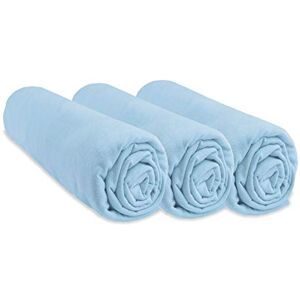 Easy dort Confezione da 3 lenzuola con angoli per lettino, in cotone, 50 x 100 cm, 6 colori disponibili Easy dort Confezione da 3 lenzuola con angoli per lettino, in cotone, 50 x 100 cm, 6 colori disponibili