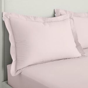 Bianca - 200 Thread Count Cotton Percale Oxford - Rosa - Taglia unica Pillowcase Bianca - 200 Thread Count Cotton Percale Oxford - Rosa - Taglia unica Pillowcase