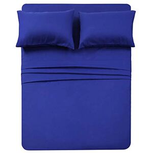 Best Season Lenzuolo Set- Luxucy più Morbido in Microfibra Lenzuola Platinum Collection Deep Pocket Rughe e Resistente all' Usura. 4 Pezzo, Microfibra, Royal Blue, Completo Best Season Lenzuolo Set- Luxucy più Morbido in Microfibra Lenzuola Platinum Collection Deep Pocket Rughe e Resistente all' Usura. 4 Pezzo, Microfibra, Royal Blue, Completo