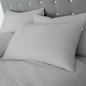 Catherine Lansfield Coppia di federe in cotone pettinato grigio - Federe Catherine Lansfield Coppia di federe in cotone pettinato grigio - Federe