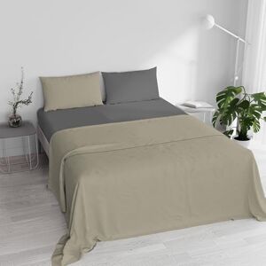 Italian Bed Linen Set Lenzuola Matrimoniale 100% Cotone Natural Color, Made in Italy Completo Letto, Lenzuolo Sotto con Angoli, Telo Sopra 240x300cm e Federe con Patella Interna, Tortora/Grigio Scuro Italian Bed Linen Set Lenzuola Matrimoniale 100% Cotone Natural Color, Made in Italy Completo Letto, Lenzuolo Sotto con Angoli, Telo Sopra 240x300cm e Federe con Patella Interna, Tortora/Grigio Scuro