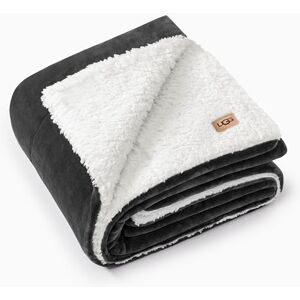 UGG Nita Plaid reversibile carbone - Coperta UGG Nita Plaid reversibile carbone - Coperta